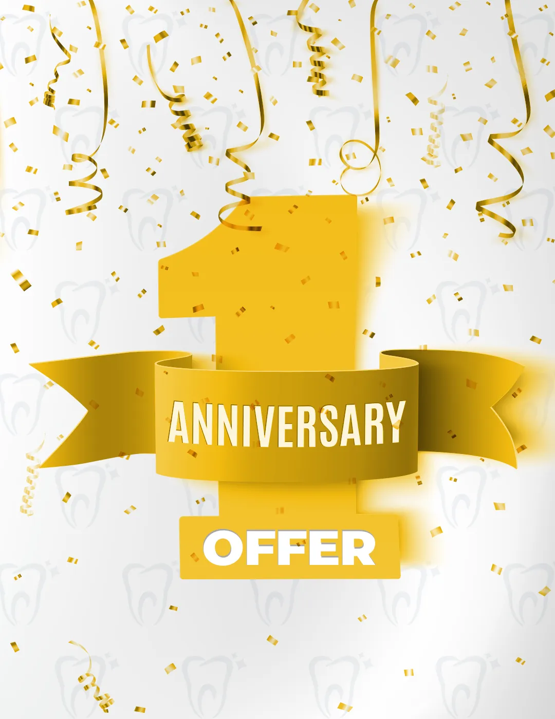 First anniversary offer design